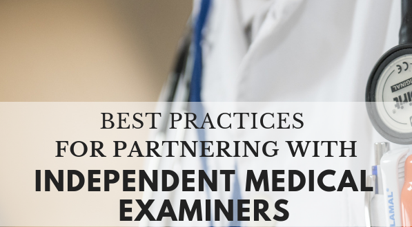 Partnering with independent medical examiners