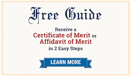 Certificate or Affidavit of Merit Free Guide