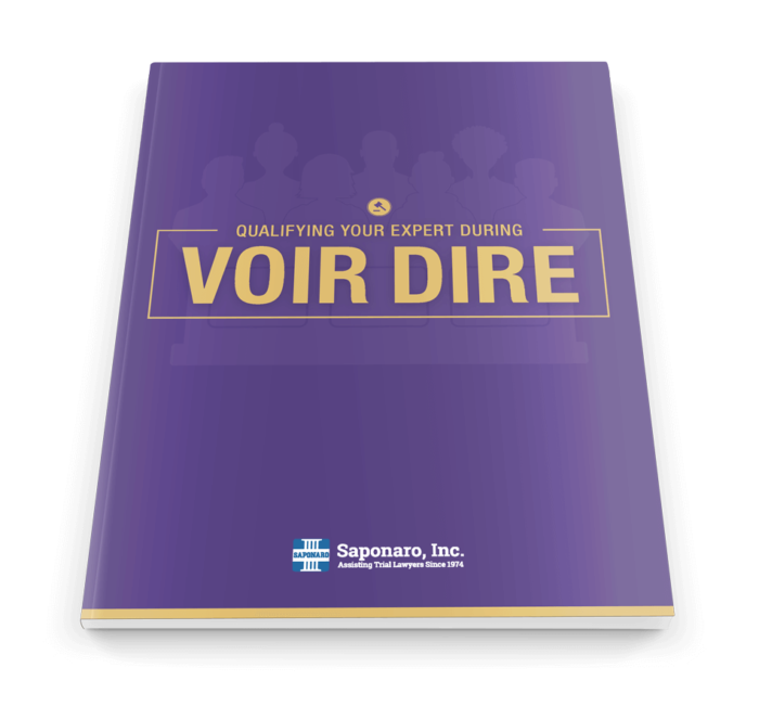 Voir Dire Qualification Guide